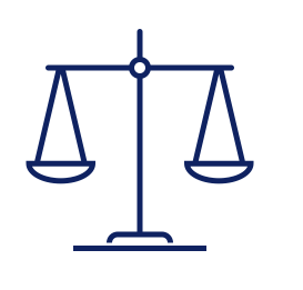 Icon of a justice scale